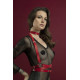Портупея на тіло Feral Feelings - Harness, натуральна шкіра, колір червоний-1