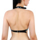 Портупея жіноча з шипами Art of Sex - Demia Leather harness, Чорна L-2XL-1