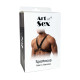 Чоловіча портупея Art of Sex - Spartacus, екошкіра, колір чорний, розмір L-2XL-2