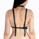 Портупея жіноча Art of Sex - Delaria Leather harness, Чорна XS-M-1