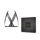 Портупея Bijoux Indiscrets MAZE — Halter Bra Harness Black-1