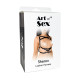 Портупея жіноча шкіряна Art of Sex - Leather Sheron L-2XL, чорна-4