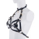 Портупея на груди LOCKINK SEVANDA Queen Chest Harness with Removable Bra-1