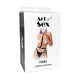 Портупея жіноча Art of Sex - Keliya, натуральна шкіра, розмір XS-2XL, колір чорний-3