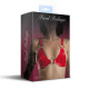 Ліф з натуральної шкіри Feral Feelings - Bikini Top Red-3