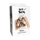 Портупея жіноча Art of Sex - Aiden Leather harness, Чорна L-2XL-3