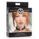 Чокер Master Series Kinky Kitty Ring Slim Choker - Black-3