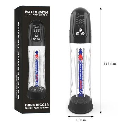 Автоматична гідропомпа 2в1 (вода/повітря) Water Bath з LED дисплеєм Автоматична гідропомпа 2в1 (вода/повітря) Water Bath з LED дисплеєм