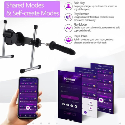 Смарт секс-машина Hismith AK-09 Sex Machine APP з фалоімітатором