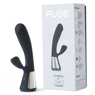Інтерактивний вібратор-кролик Ohmibod Fuse for Kiiroo Black Інтерактивний вібратор-кролик Ohmibod Fuse for Kiiroo Black