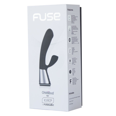 Інтерактивний вібратор-кролик Ohmibod Fuse for Kiiroo Black Інтерактивний вібратор-кролик Ohmibod Fuse for Kiiroo Black