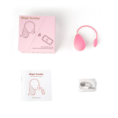 Смарт-віброяйце Magic Motion Sundae Pink Смарт-віброяйце Magic Motion Sundae Pink