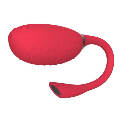 Смарт-віброяйце Magic Motion Fugu Red, глибока вібрація Смарт-віброяйце Magic Motion Fugu Red, глибока вібрація