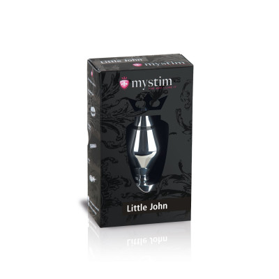 Металева анальна пробка Mystim Little John для електростимулятора, діаметр 4см
