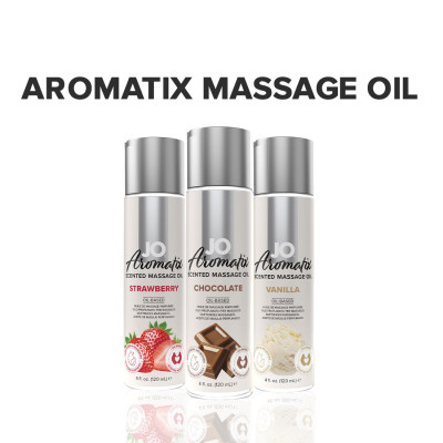Натуральна масажна олія System JO Aromatix — Massage Oil — Chocolate 120 мл Натуральна масажна олія System JO Aromatix — Massage Oil — Chocolate 120 мл