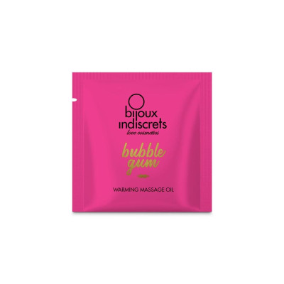 Пробник масажної олії Bijoux Indiscrets Light my Fire – Strawberry Bubblegum