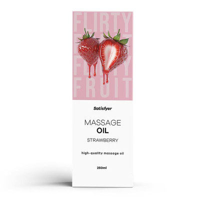 Масажна олія Satisfyer Massage Oil Strawberry 250 мл
