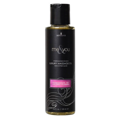 Масажна олія Sensuva — Sensuva - Me&You Pomegranate, Fig, Coconut & Plumeria (125 мл) з феромонами