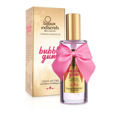 Розігрівальна олія Bijoux Indiscrets Light my Fire – Strawberry Bubblegum Розігрівальна олія Bijoux Indiscrets Light my Fire – Strawberry Bubblegum