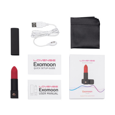 Вібратор Lovense Exomoon (Lipstick Vibrator)