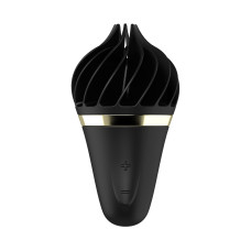 Кліторальний стимулятор спіннатор-морозиво Satisfyer Lay-On - Sweet Treat Black/Gold