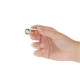 Віброкуля PowerBullet - First-Class Bullet 2.5" with Key Chain Pouch, Rose Gold-5