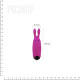 Вібропуля Adrien Lastic Pocket Vibe Rabbit Pink зі стимулюючими вушками-1
