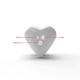 Вібратор Mystim Heart´s Desire White-5