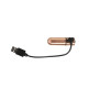 Віброкуля PowerBullet - First-Class Bullet 2.5" with Key Chain Pouch, Rose Gold-1