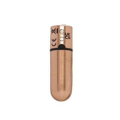 Віброкуля PowerBullet - First-Class Bullet 2.5" with Key Chain Pouch, Rose Gold