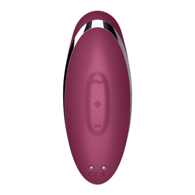 Вібростимулятор-пульсатор Satisfyer Tap & Climax 2 Red