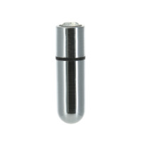Віброкуля PowerBullet - First-Class Bullet 2.5" with Key Chain Pouch, Silver