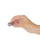 Віброкуля PowerBullet - First-Class Bullet 2.5" with Key Chain Pouch, Silver-2