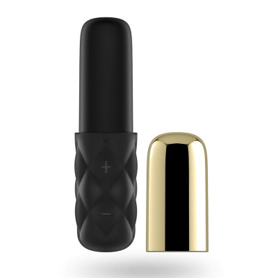 Потужний міні-вібратор Satisfyer Mini Lovely Honey Gold зі знімним ковпачком та потужною вібрацією