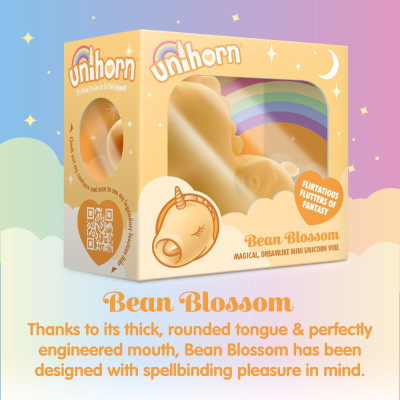 Вібратор-єдиноріжка Unihorn - Bean Blossom, пульсівний язичок