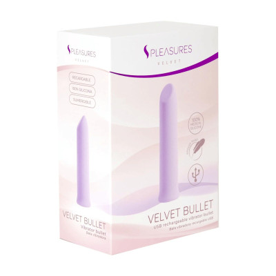 Віброкуля S Pleasures Velvet Bullet Candy Purple