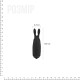 Вібропуля Adrien Lastic Pocket Vibe Rabbit Black зі стимулюючими вушками-1