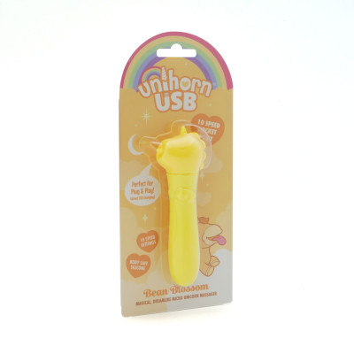Вібратор-єдиноріжка Unihorn USB Bullet - Bean Blossom, віброкуля, USB-зарядка
