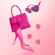 Вібратор-серце Rianne S: Heart Vibe Coral, 10 режимів роботи, медичний силікон, подарункове пакованн-3