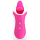 Стимулятор з імітацією оральних ласк FeelzToys - Clitella Oral Clitoral Stimulator Pink-2