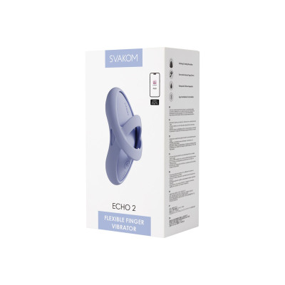Кліторальний вібратор Svakom Echo 2 Sky Blue