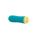 Віброкуля S Pleasures Bullets Twist & Shout Turquoise, бірюзова, ребриста поверхня, 10 режимів-1