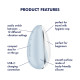 Вібратор Satisfyer Drop To Go Blue-6