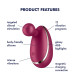 Вібратор Satisfyer Spot On 1 Berry-2