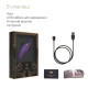 Вібратор 2в1 з язичком Zalo — Hero Twilight Purple, кристал Swarovski-6