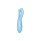 Кліторальний смарт вібратор Satisfyer Threesome 4 Blue з трьома пальчиками-2