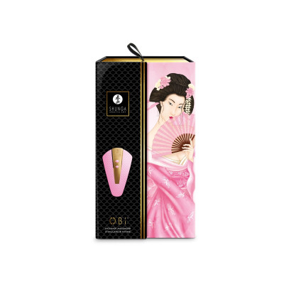 Кліторальний вібратор Shunga - Obi Intimate Massager Light Pink
