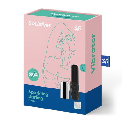 Могутливий міні-вібратор Satisfyer Mini Sparkling Darling зі знімною ковпачком та потужною вібрацією