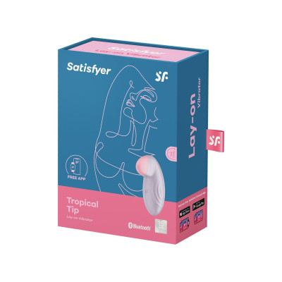 Вібратор Satisfyer Tropical Tip Light Lilac Вібратор Satisfyer Tropical Tip Light Lilac