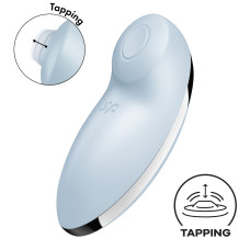 Вібростимулятор-пульсатор Satisfyer Tap & Climax 2 Blue